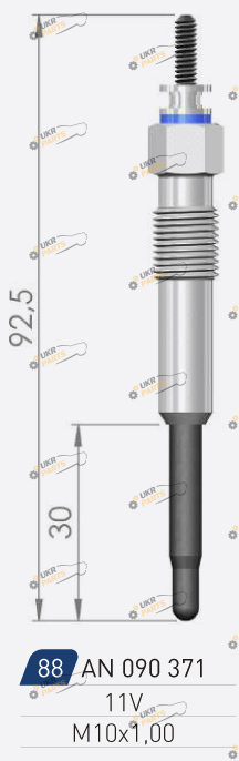 Свеча накаливания A-N PARTS 090 371